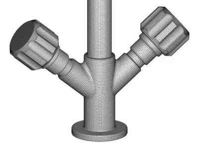 Classic Wash Mixer Tap 3D print model