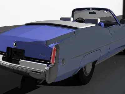cadillac eldorado 1973  3D model