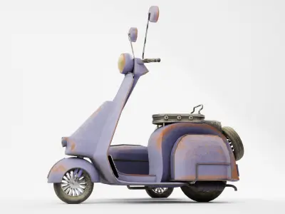 OLD SCOOTER 3D model