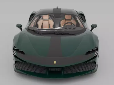 Ferrari SF90 3D model buy