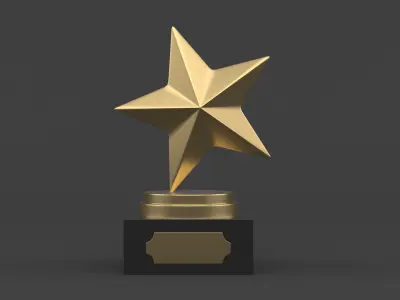 Trophy Cups 3D model 45