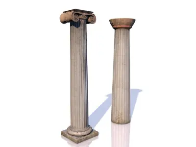 Classic Columns 3D model