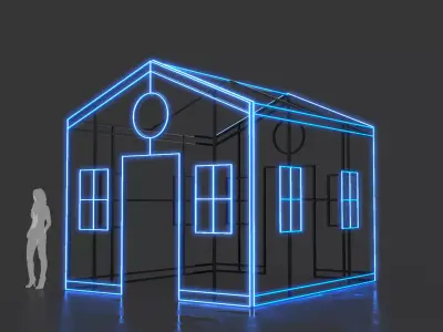 House Outline 2 3D model