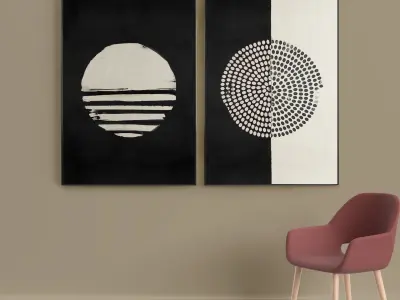 Photo Frame 297 Low-poly 3D model