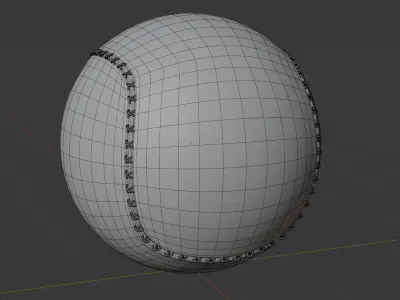Baseball 3D model