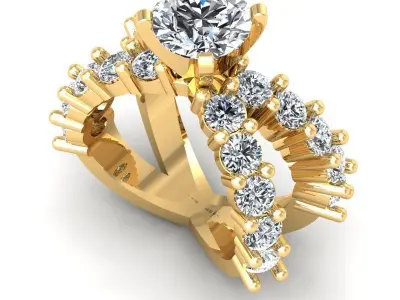 3D CAD NJ-1499-Ring 3D print model