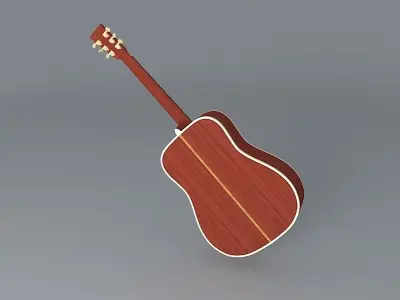 Martin Acoustic guitar Free 3D model purchase