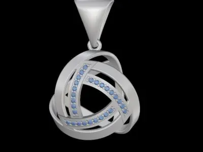 Pendant ball 3D print model