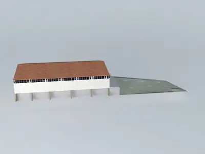 ATHLETIC CENTER - K. ADAMOPOULOS Free 3D model