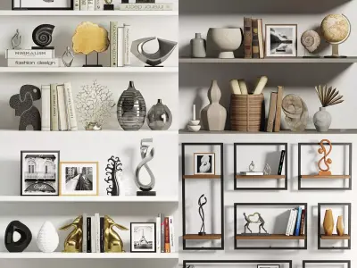 Decorative Set Collection 01 3D model