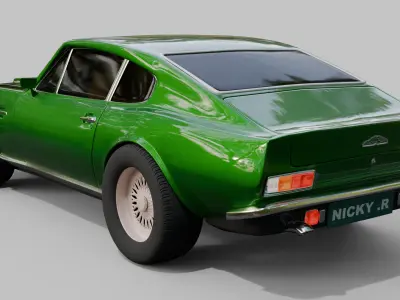 Aston Martin V8 Vantage 1987 3D model