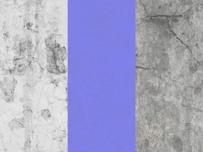 Dirty Concrete Material 8K-Seamless-Tileable-DrCG No 117 3D model