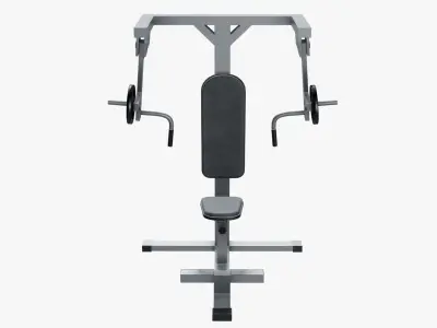 Chest Press Machine Low-poly 3D model purchase