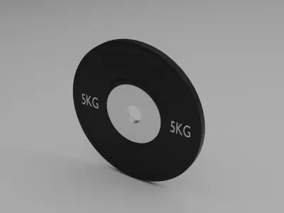Simple Gym Weight Free 3D model