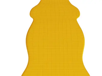 skold sheepskin rug 3D model