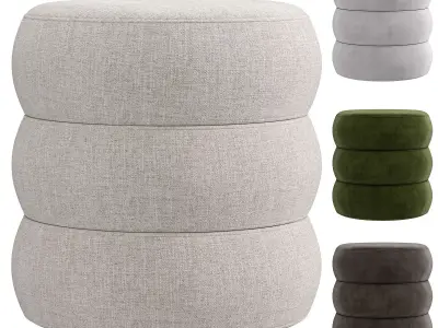 Pouf Cork 3D model