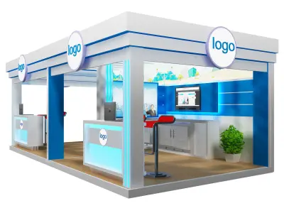 Booth Exhibition Stand a478a 3D model