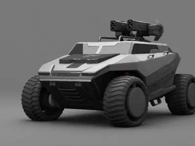 military vehicle  3D model