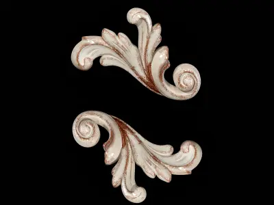 Classic carved 073 3D model