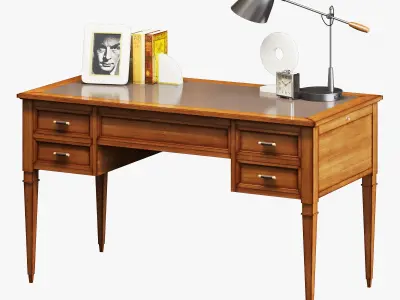 Morelato office furniture set 001 3D model