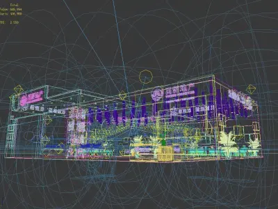 Exhibition - Area - 20X20-3DMAX2009-07 3D model