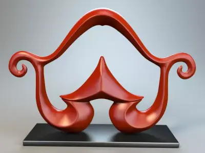 Abstract Figure 3D model 22