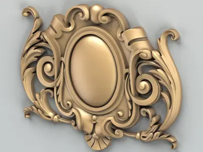 Cartouche 003 3D model