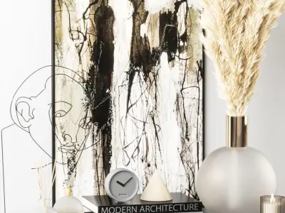 Decorative set 3D model