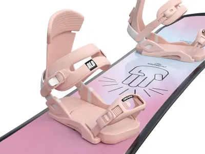 Snowboards 3 3D model