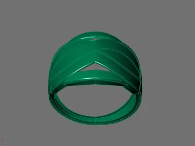 Women Ring Plain Ring Ready STL 3DM Models Womens Rings 3D print model 63