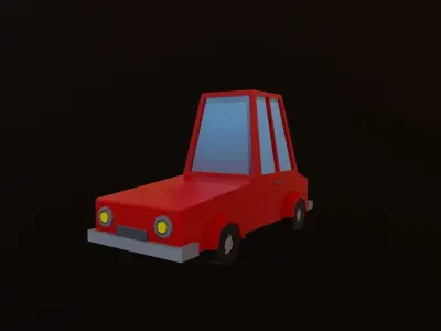 Car Low-poly 3D model