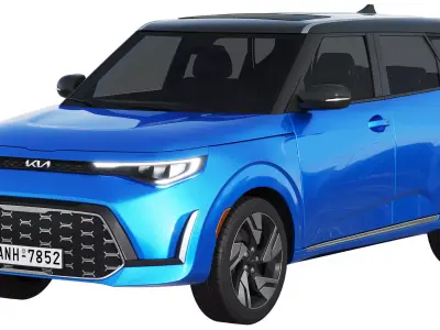 KIA SOUL 2023 3D model
