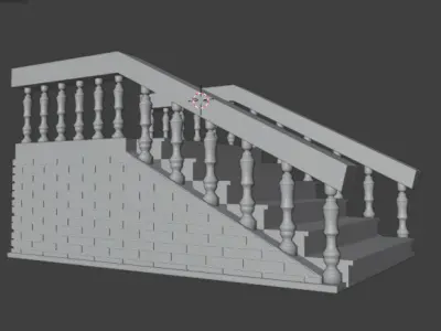 Modern Staircase Design 3D print model