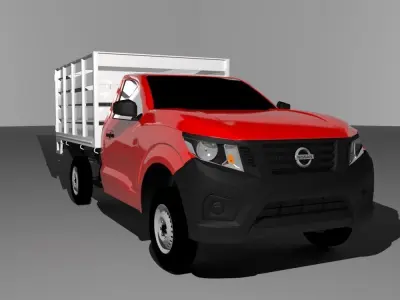nissan np300 estaquitas Low-poly 3D model