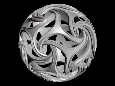 spheregap abstract ring 3D print model