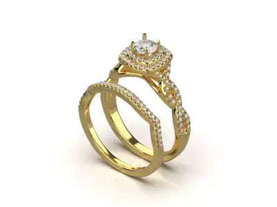  ring code 243 3D print model