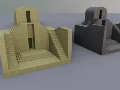 Miniature 3D Printing Structure Type-5 3D model