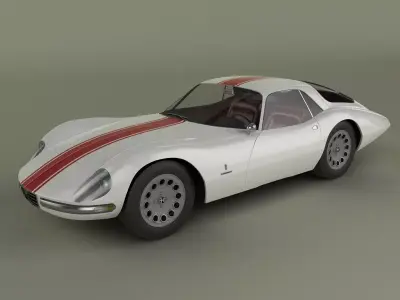 Alfa Romeo Giulia 1600 TZ2 Pininfarina 3D model