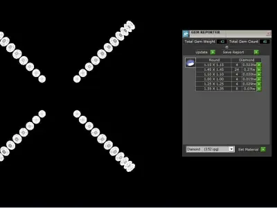 Jewelry Ring Gold 3D print model