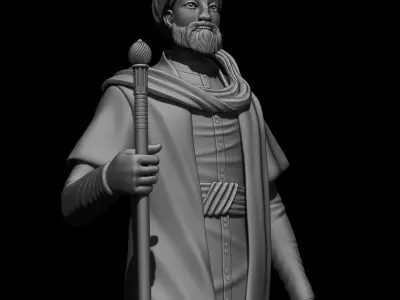 Ali-Shir Navai - Alisher Navoi Statue 3D print model