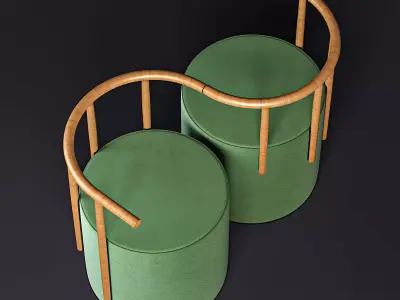 Cylinder Chair Free 3D model