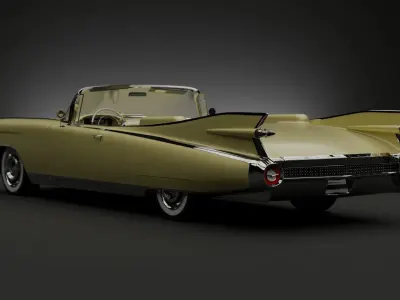 Cadillac Eldorado Biarritz Convertible 1959 3D model