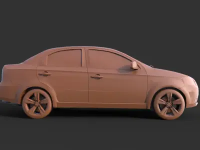 Chevrolet Aveo 3D print model