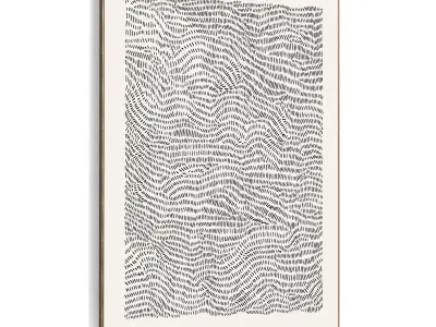 Plaster Two Photo Frame 474 Low-poly 3D model