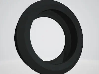 Tire Model Low-poly 3D model