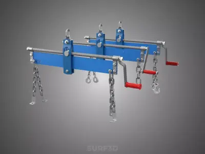 LEVELER BALANCER STABILIZER LOAD ENGINE HOIST CRANE SHOP RIGGING 3D model