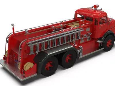Mercedes-Benz 2624 Firetruck 3D model