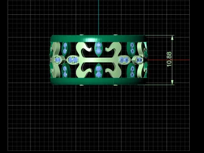 Patek phillip big version ring 3D print model