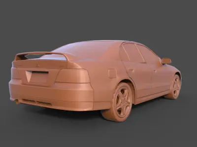Mitsubishi Galant 3D print model