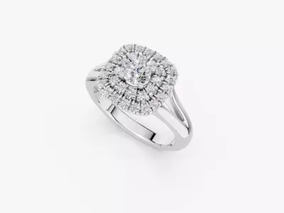 DOUBLE HOLO RING-ZDR08 3D print model